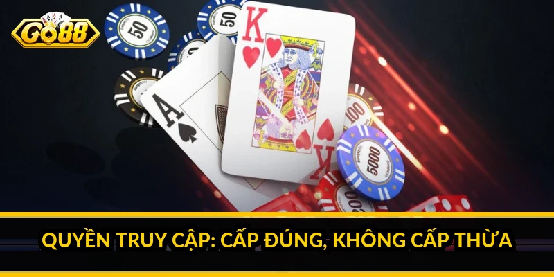 Quyền Truy Cập: Cấp Đúng, Không Cấp Thừa