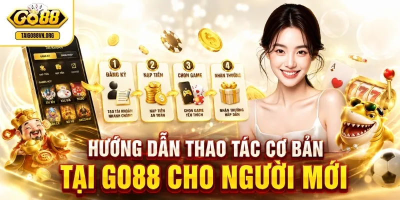 GO88 | Đăng Nhập GO 88 Tặng 88K - Link Tải App iOS, Android 8 Hướng dẫn thao tác cơ bản tại GO88 cho người mới
